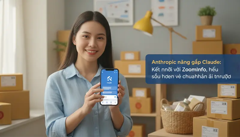 Anthropic nâng cấp Claude: Kết nối với ZoomInfo, hiểu sâu hơn về khách hàng và thị trường