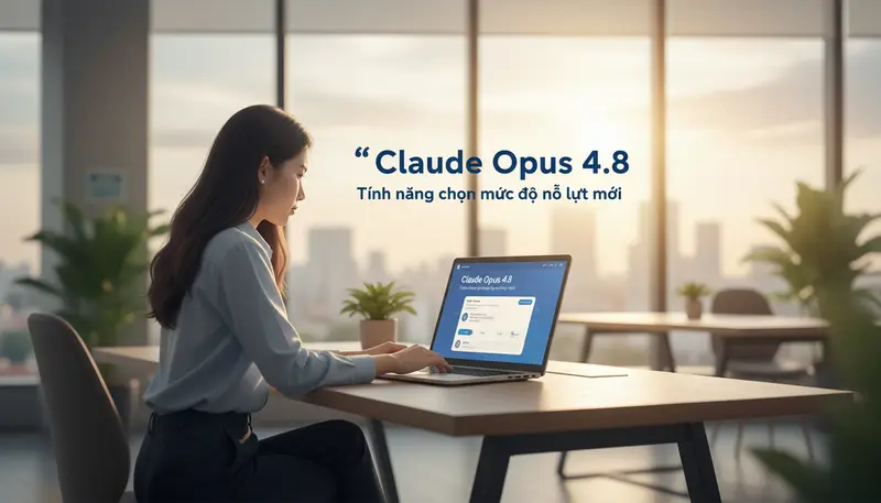 Anthropic ra mắt Claude Opus 4.8 và tính năng chọn mức độ nỗ lực mới