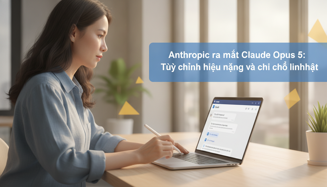 Anthropic ra mắt Claude Opus 5: Tùy chỉnh hiệu năng và chi phí linh hoạt