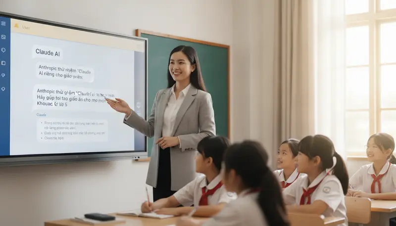 Anthropic thử nghiệm 'Claude for Teachers': AI riêng cho giáo viên