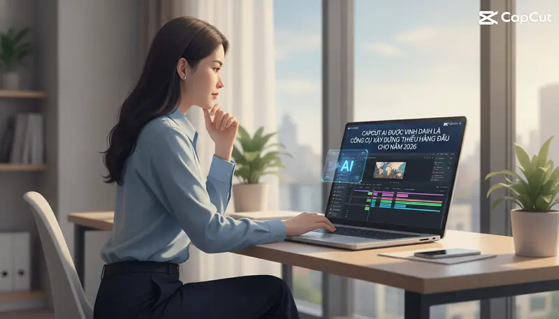 CapCut AI được vinh danh là công cụ xây dựng thương hiệu hàng đầu cho năm 2026