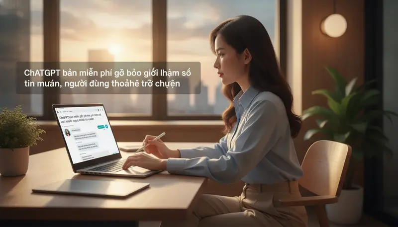 ChatGPT bản miễn phí gỡ bỏ giới hạn số tin nhắn, người dùng thoải mái trò chuyện