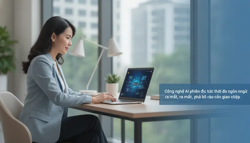 Công nghệ AI phiên dịch tức thời đa ngôn ngữ ra mắt, phá bỏ rào cản giao tiếp