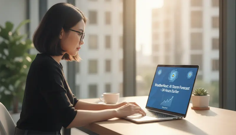 DeepMind ra mắt WeatherNext: Mô hình AI dự báo bão sớm hơn 1 ngày