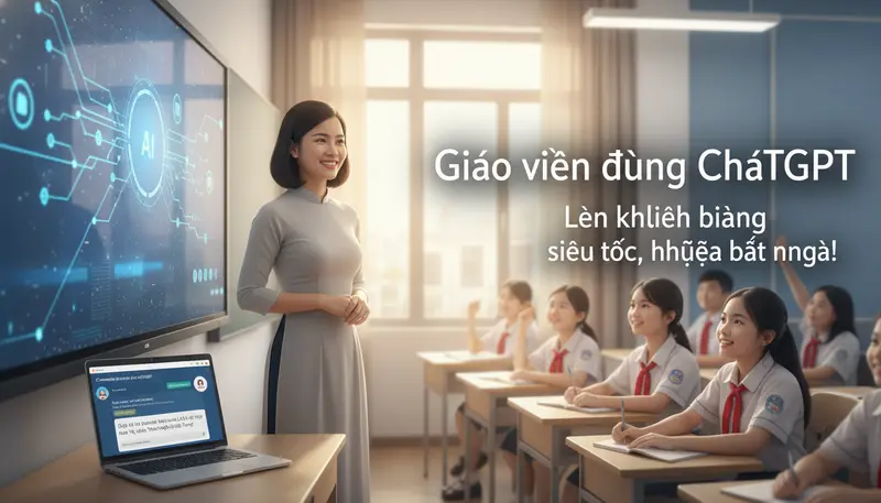 Giáo viên dùng ChatGPT: Lên kế hoạch bài giảng siêu tốc, hiệu quả bất ngờ!