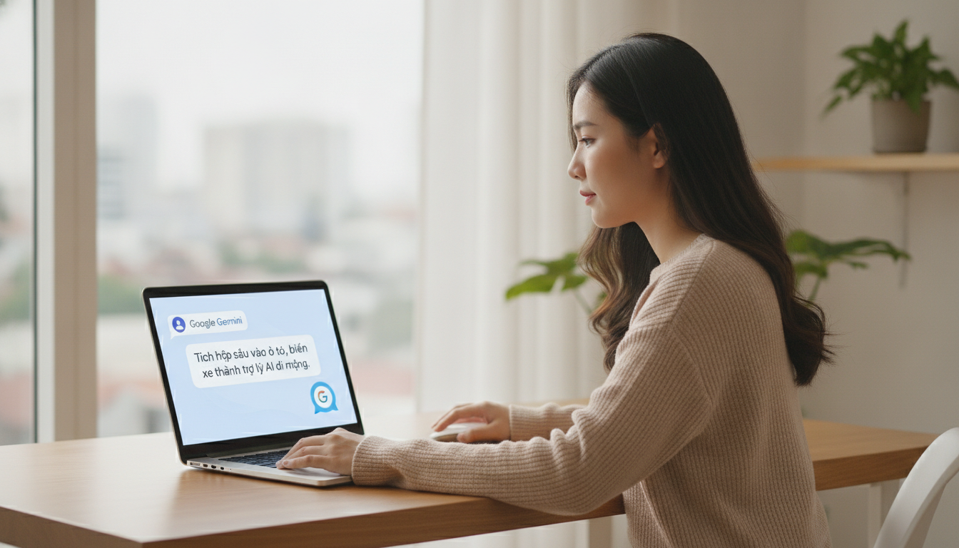 Google Gemini và ChatGPT tích hợp sâu vào ô tô, biến xe thành trợ lý AI di động
