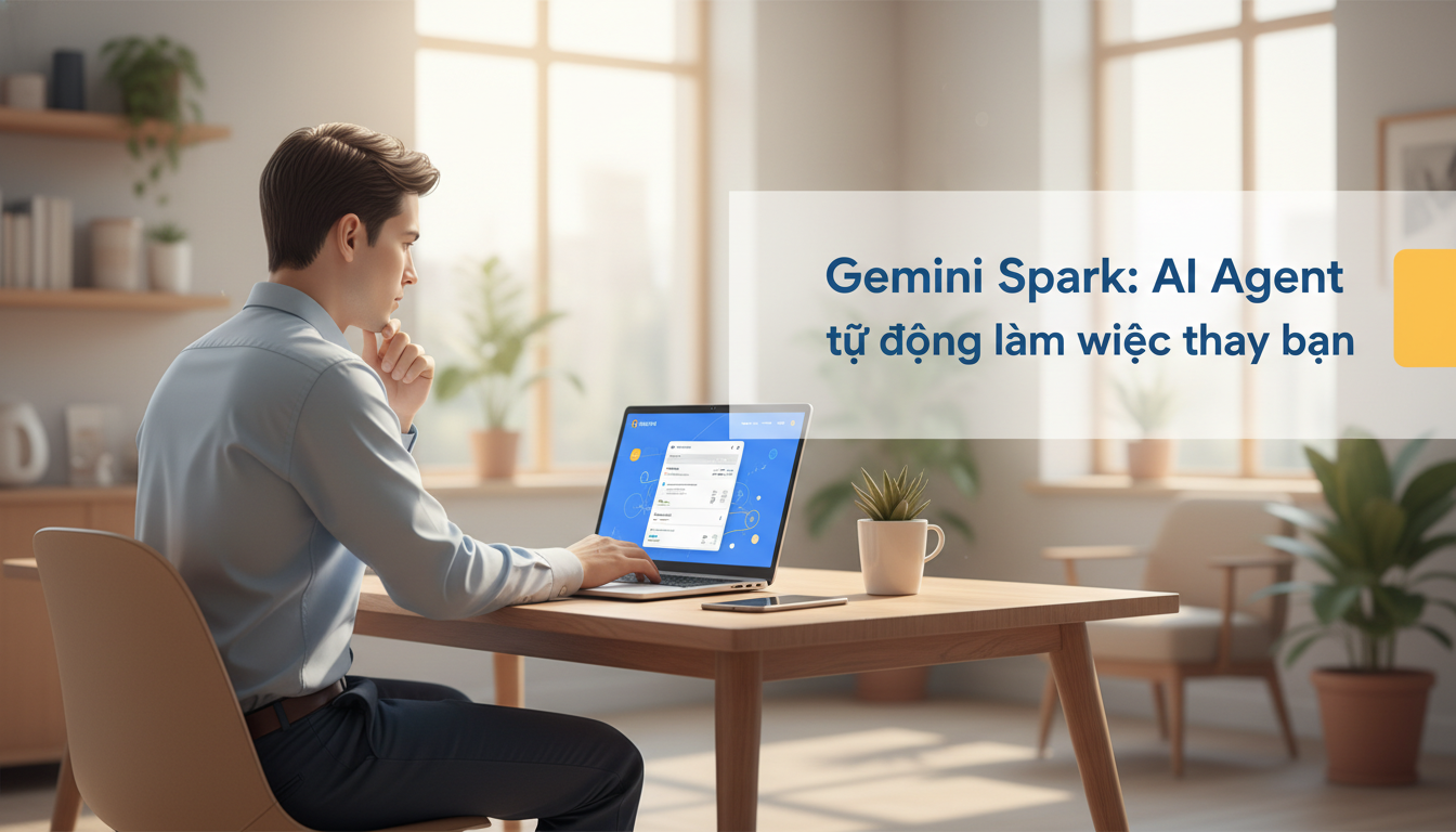 Google hé lộ Gemini Spark: AI Agent tự động làm việc thay bạn