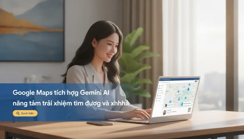 Google Maps tích hợp Gemini AI, nâng tầm trải nghiệm tìm đường và khám phá