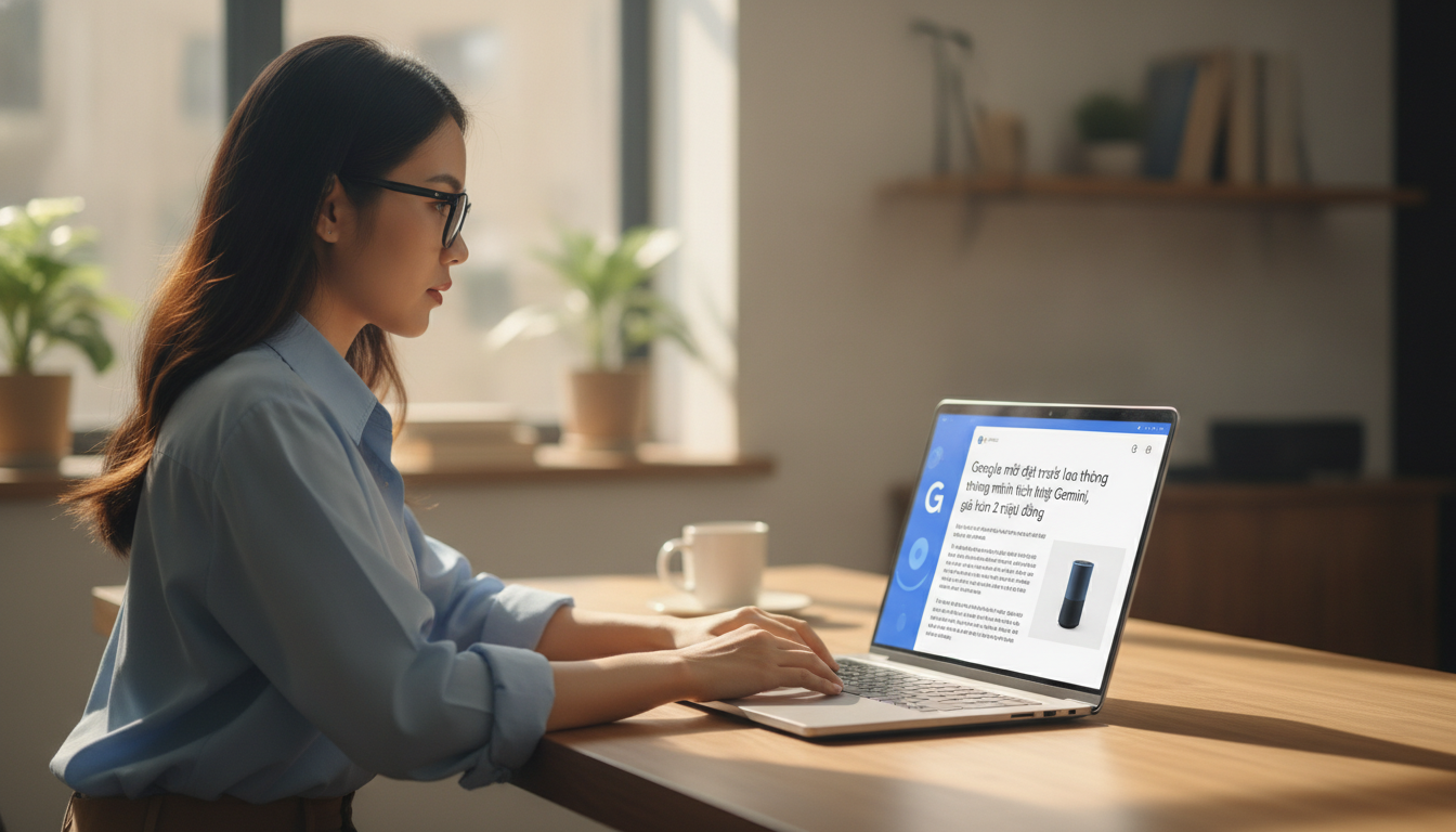 Google mở đặt trước loa thông minh tích hợp Gemini, giá hơn 2 triệu đồng