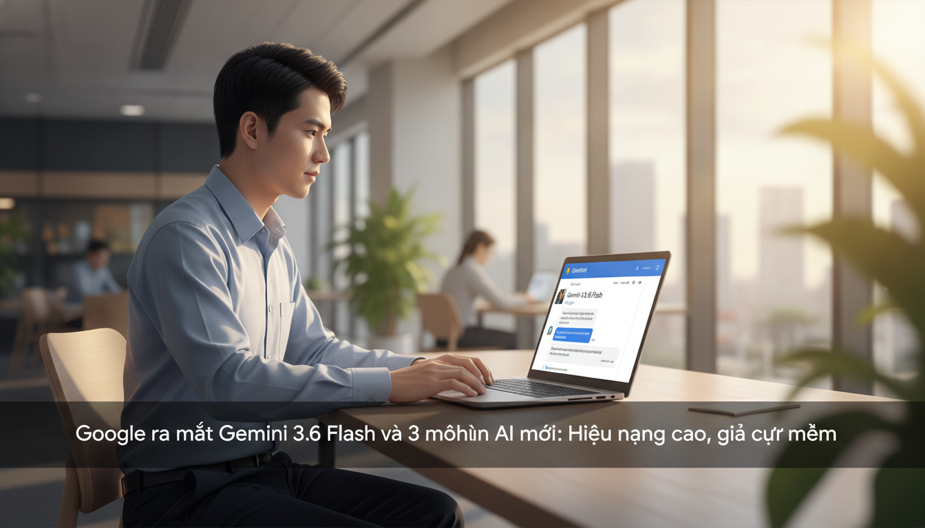 Google ra mắt Gemini 3.6 Flash và 3 mô hình AI mới: Hiệu năng cao, giá cực mềm