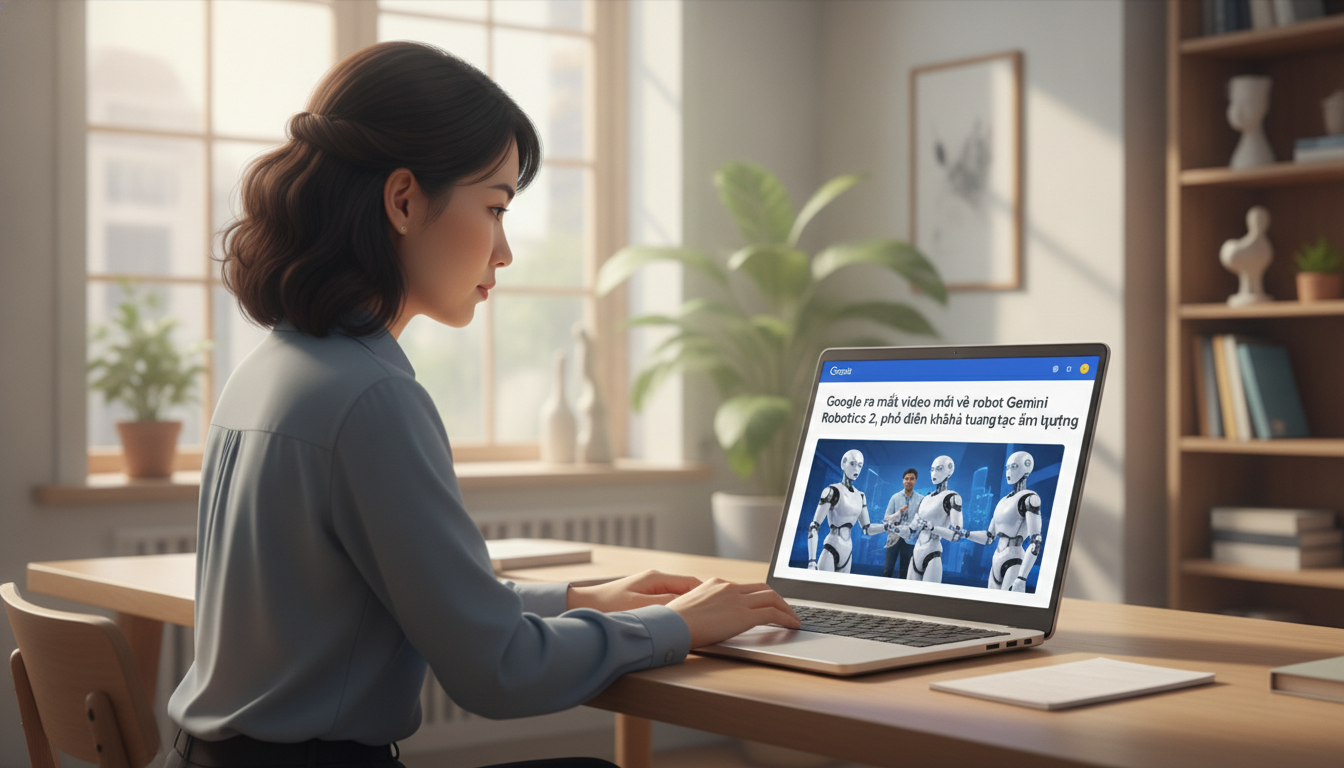 Google ra mắt video mới về robot Gemini Robotics 2, phô diễn khả năng tương tác ấn tượng
