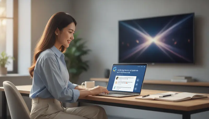 LG tích hợp Gemini và Copilot vào TV OLED evo AI G6