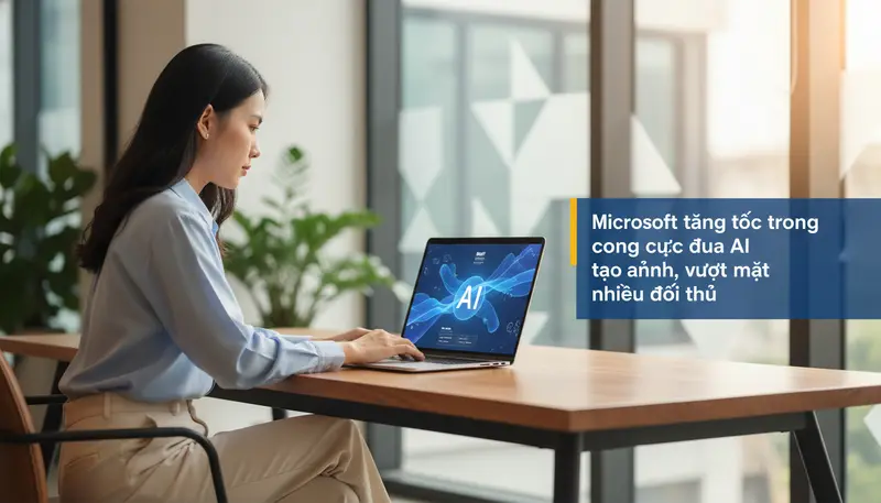 Microsoft tăng tốc trong cuộc đua AI tạo ảnh, vượt mặt nhiều đối thủ