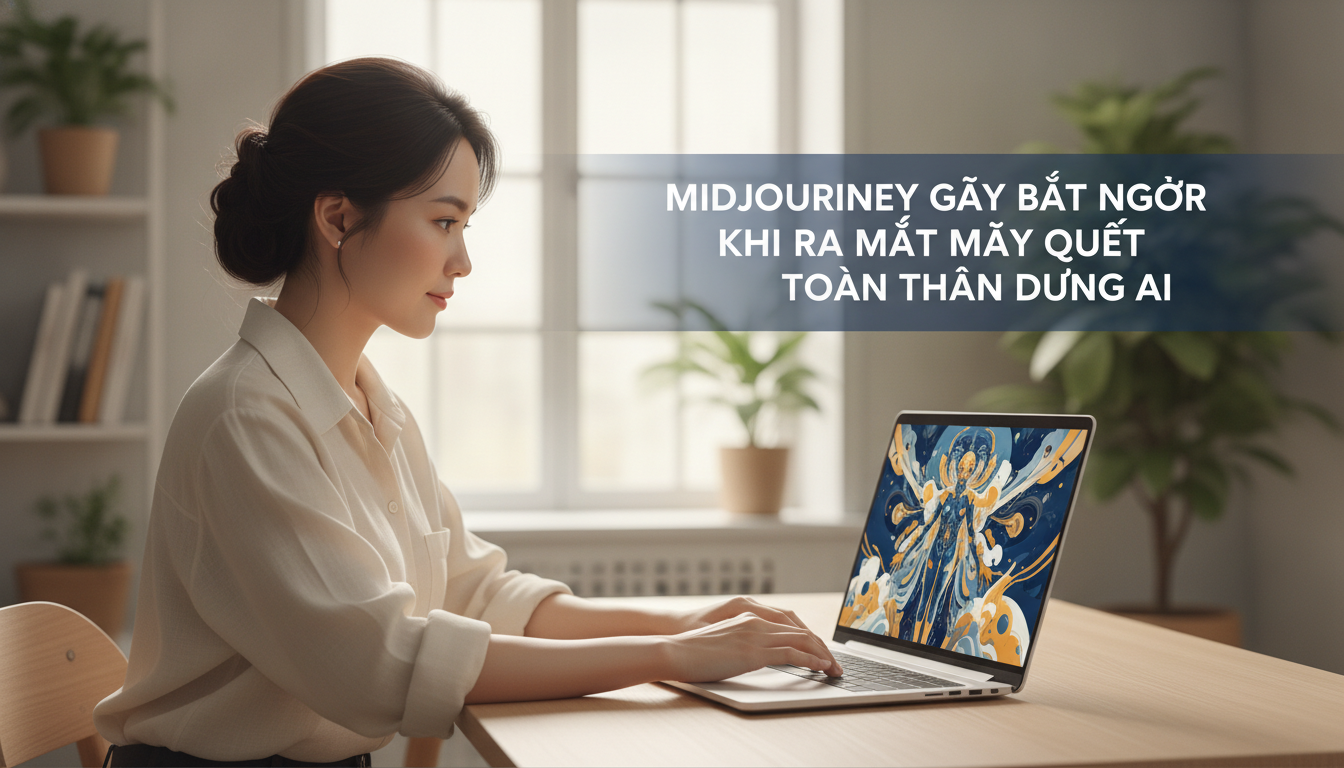 Midjourney gây bất ngờ khi ra mắt máy quét toàn thân dùng AI