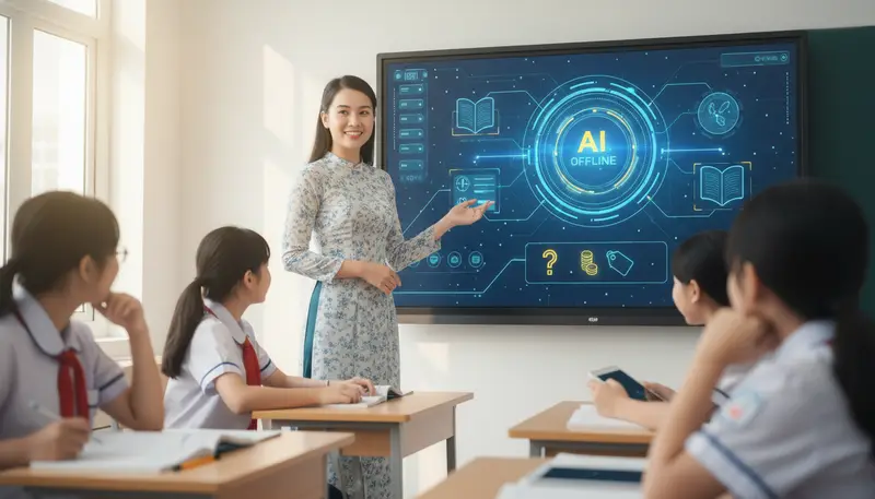 Tự tạo sách giáo khoa tương tác cá nhân với AI offline: Có nên trả tiền?